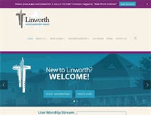 Tablet Screenshot of linworthumc.org